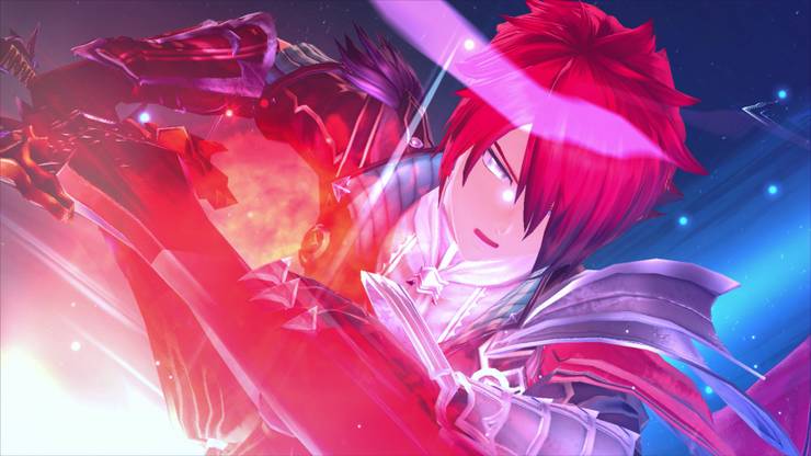 Ys 9 picture of a swordsman in red
