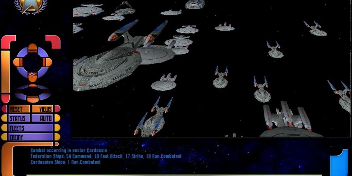 Massive Starfleet Armada in Space