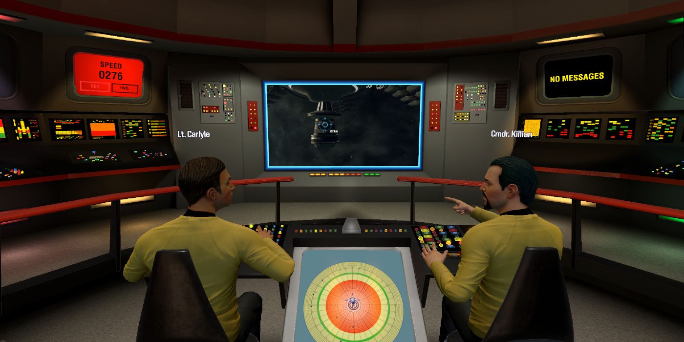 Inside The Bridge of Starfleet Vessel