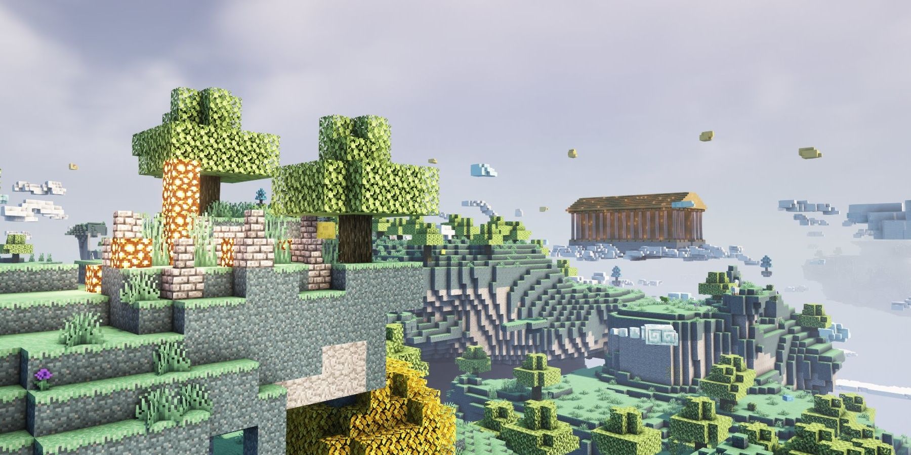Minecraft Mod The Aether Islands In The Clouds And Monument