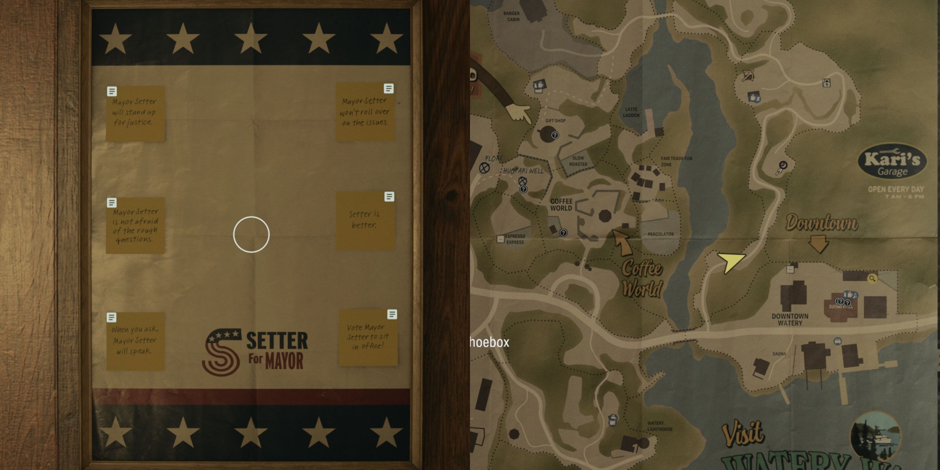 Alan Wake 2 - How To Use The Mayor Setter Charm Guide Feature Pic