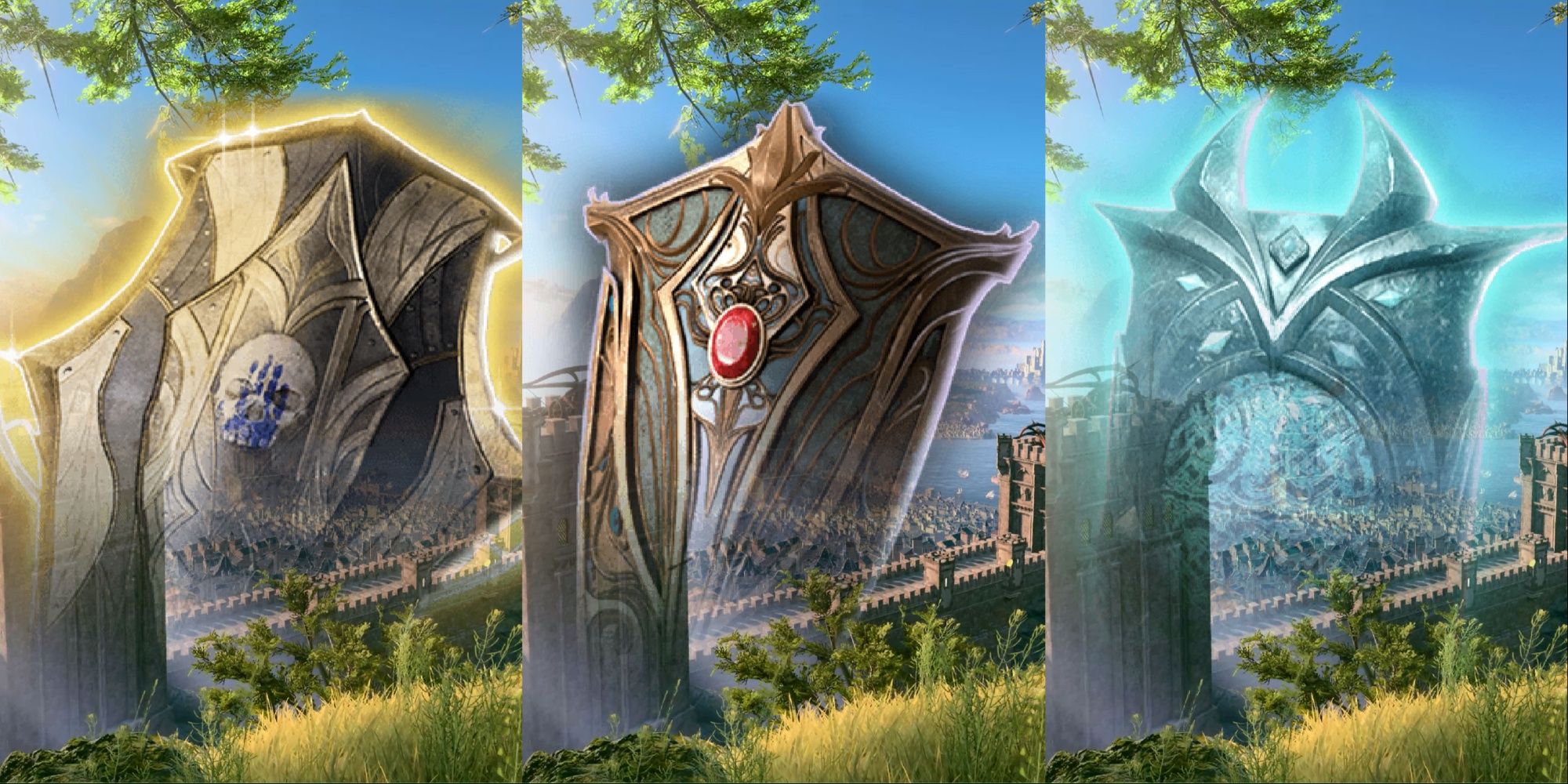Ketheric's Shield, Viconia's Walking Fortress, and the Adamantine Shield, from Baldur's Gate 3
