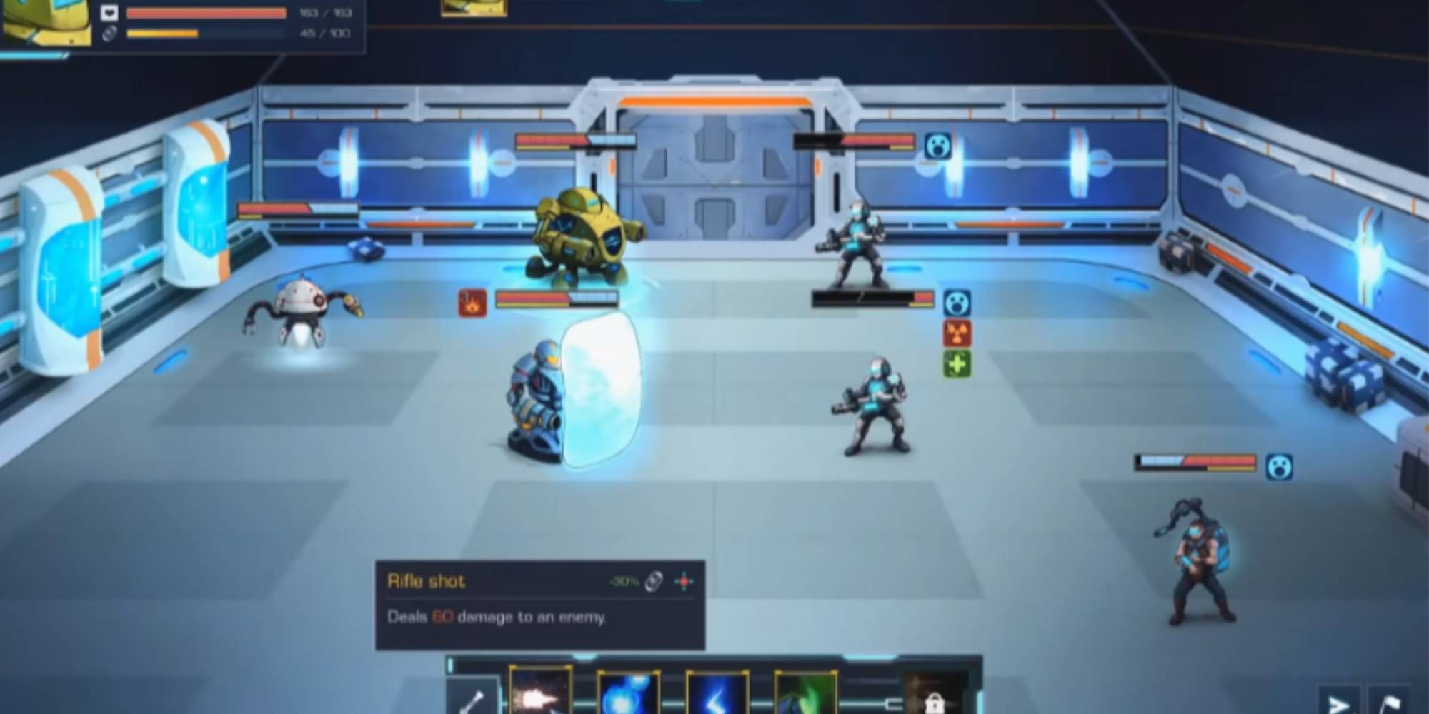 Battling Enemies in Robothorium