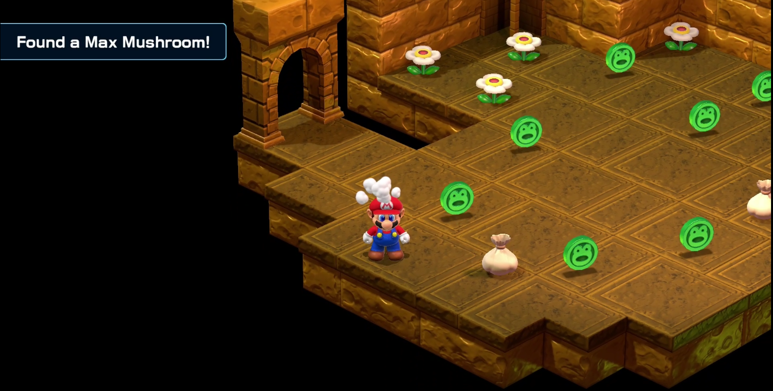 The treasure room in Belome Temple in Super Mario RPG.