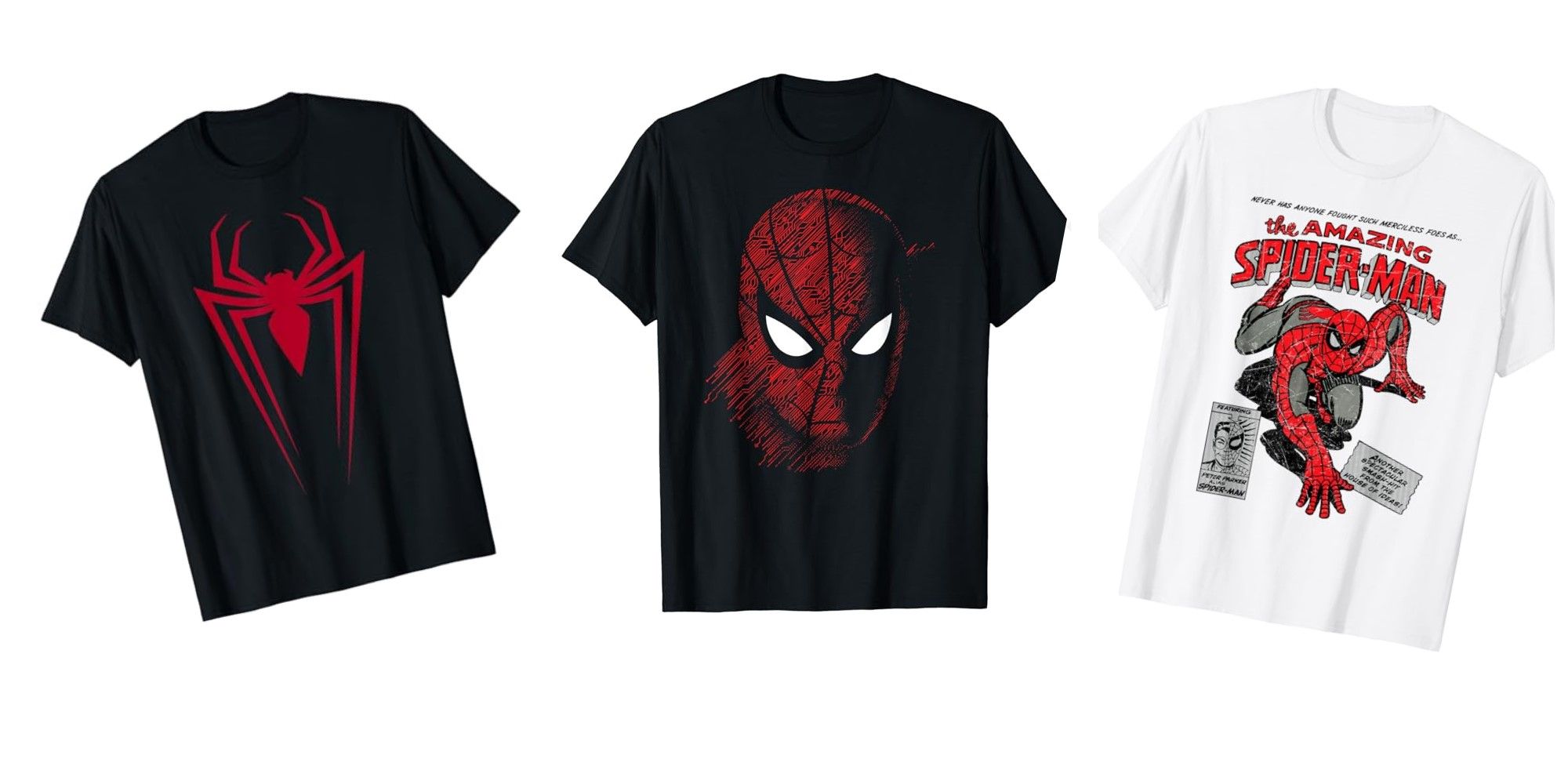 new spiderman t shirt