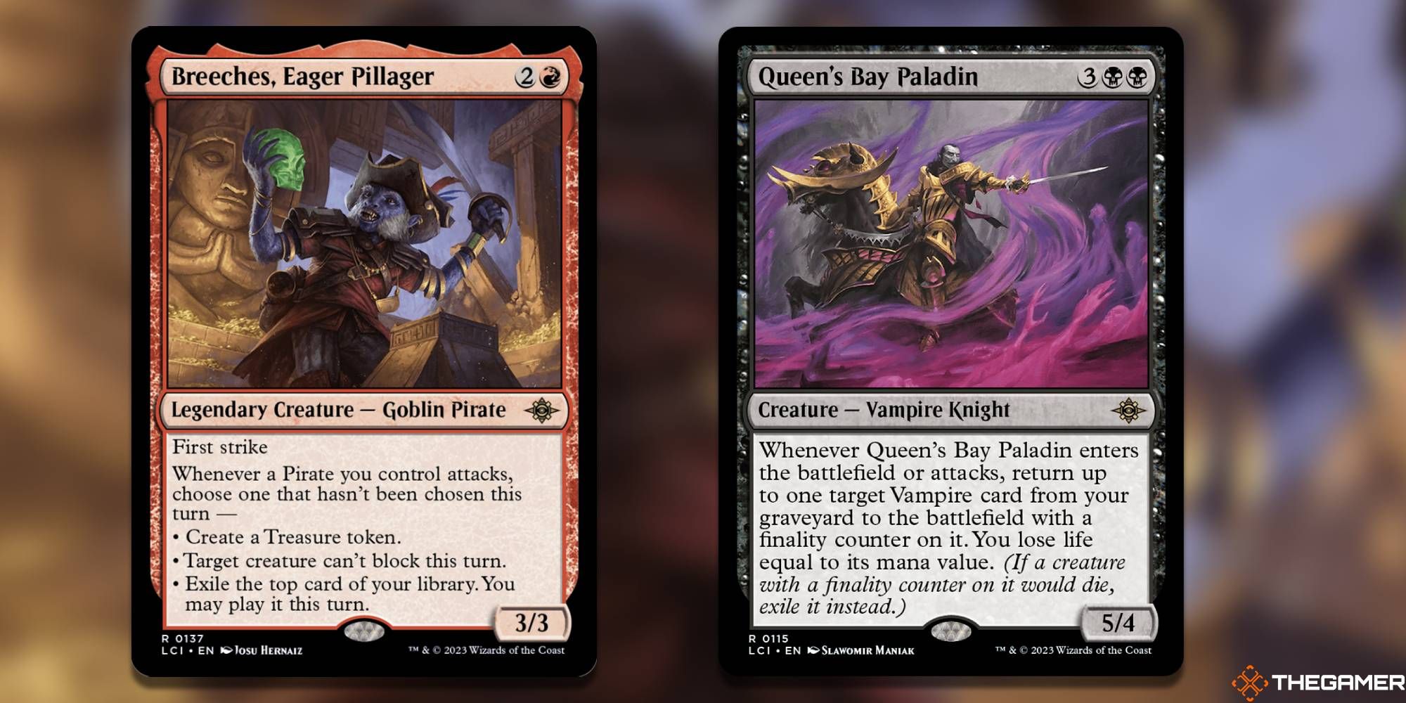 Breeches, Eager Pillager + Queen's Bay Paladin