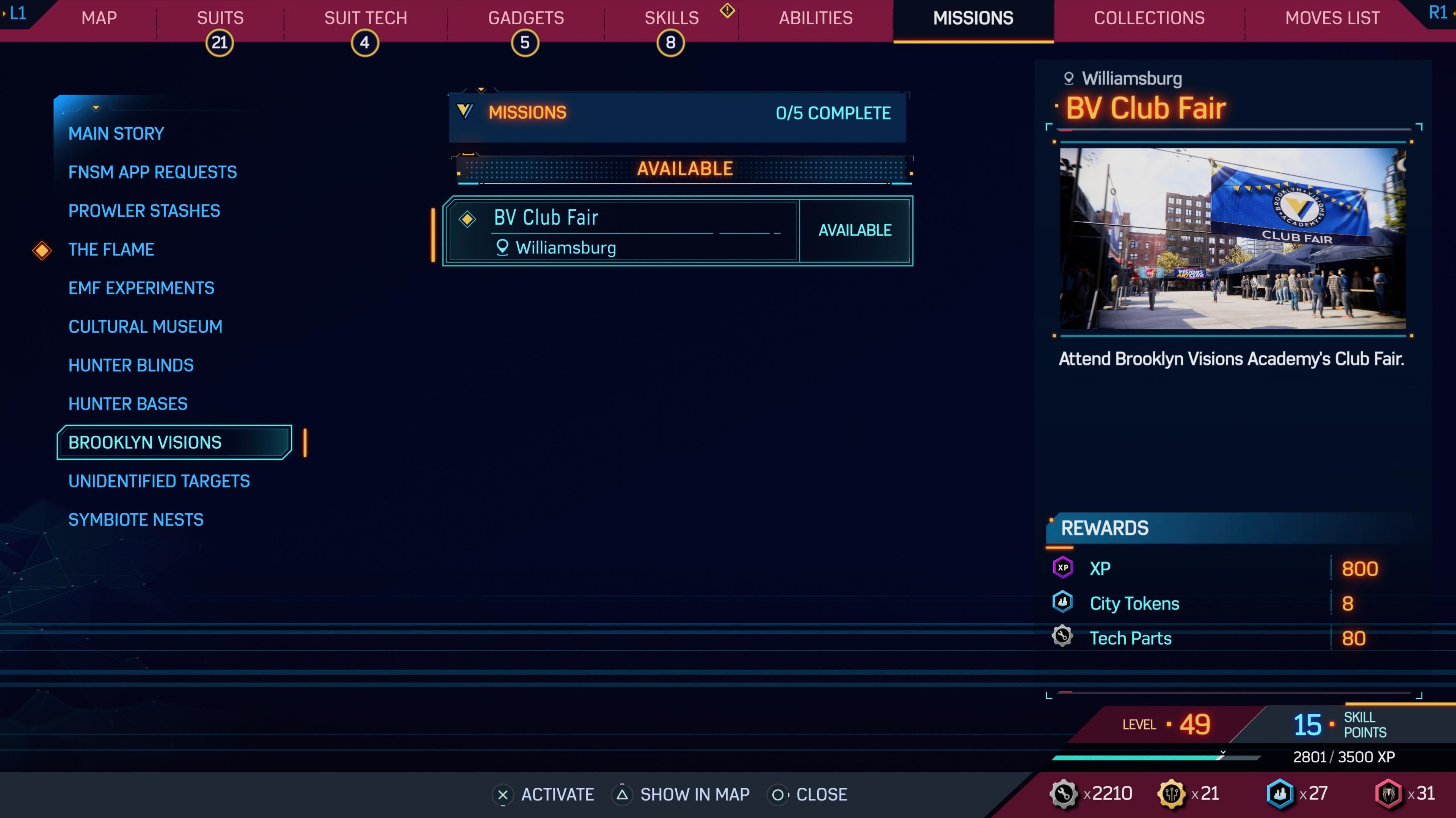 Brooklyn Visions Missions in Marvel's Spider-Man 2