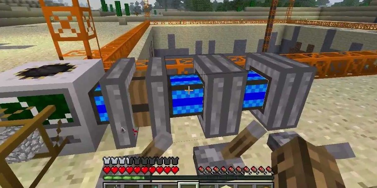 Minecraft Mod Buildcraft Automatic Quarry
