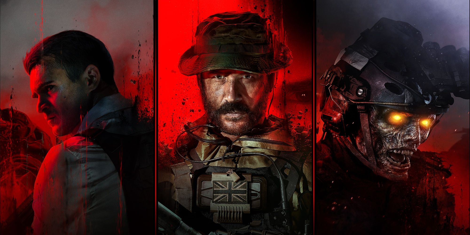 Call of Duty Modern Warfare 3 2023 Collage Of Price, Makarov, And Zombie Soldier