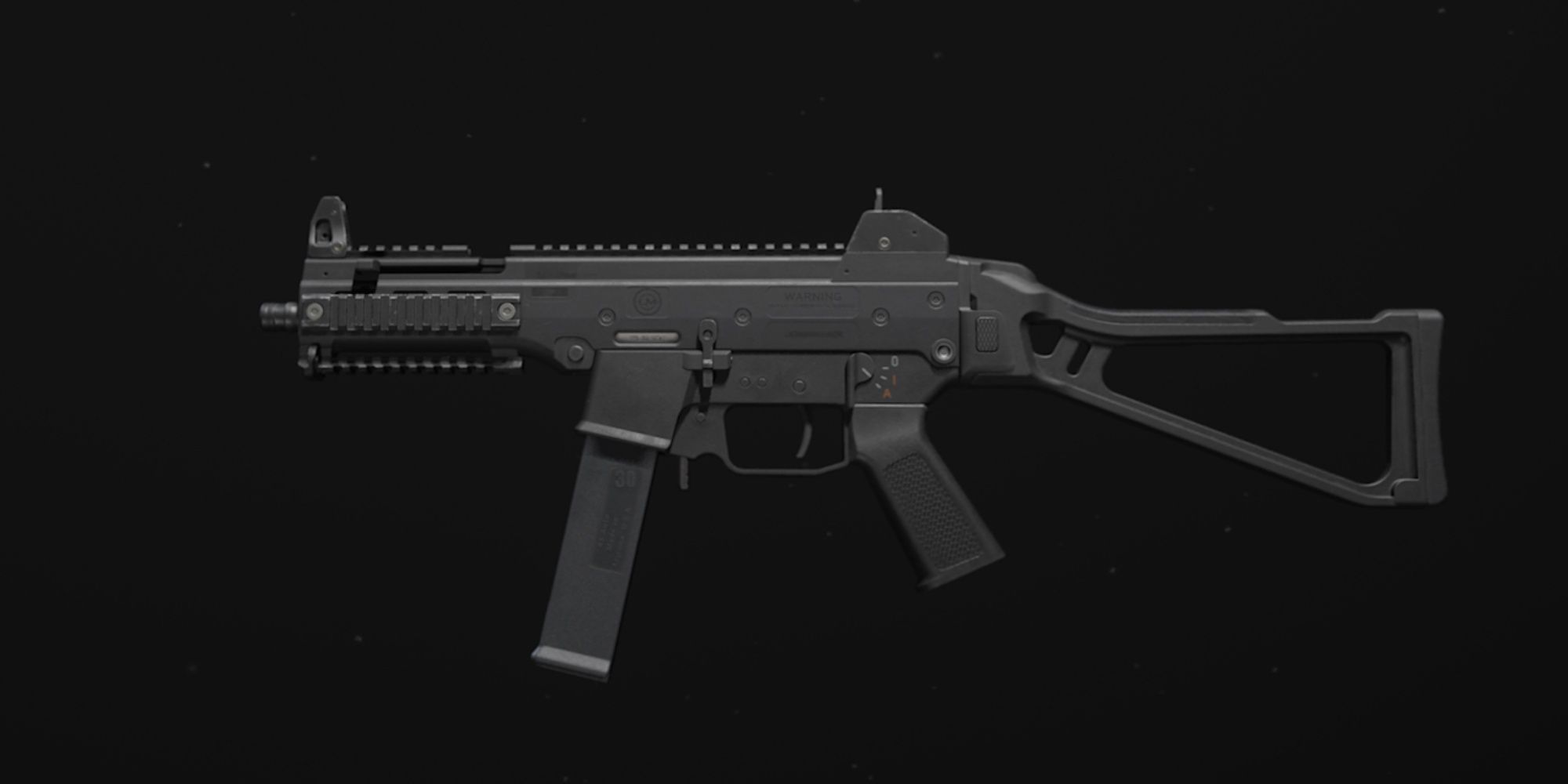 The Call of Duty Modern Warfare 3 Striker on the black gunsmith background.