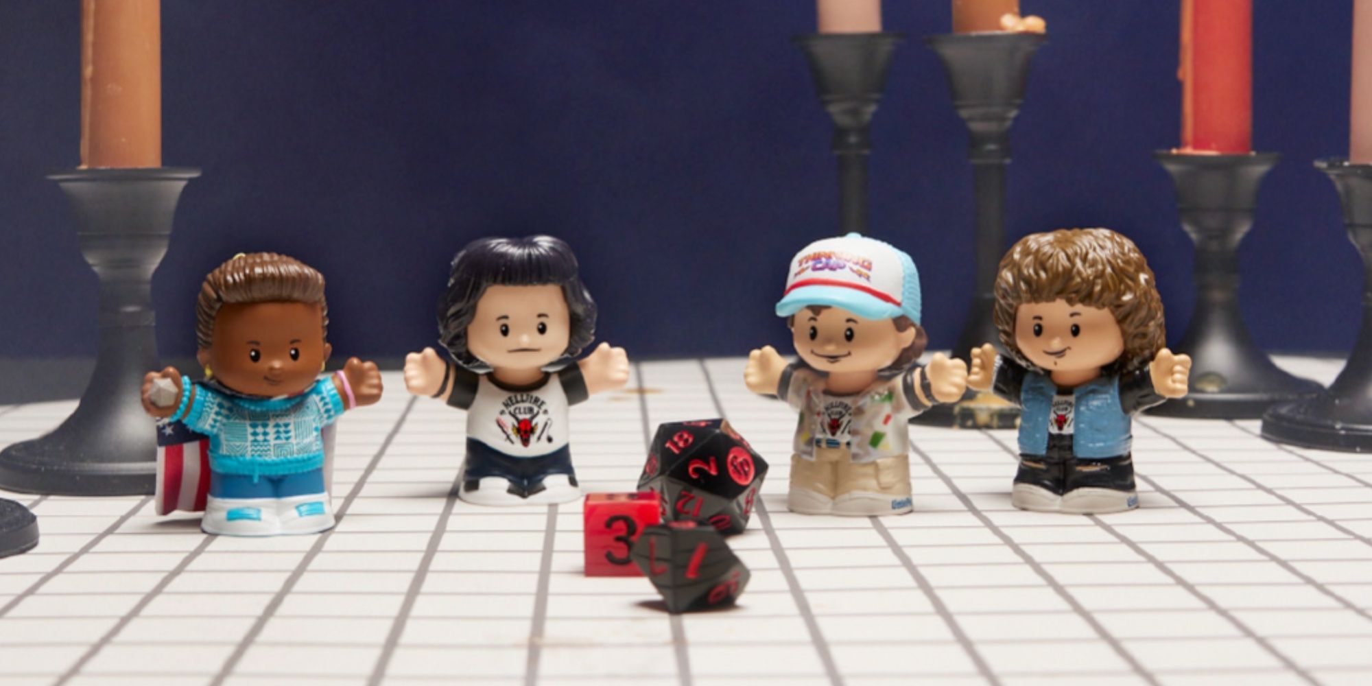 stranger things hellfire club little people collector's set