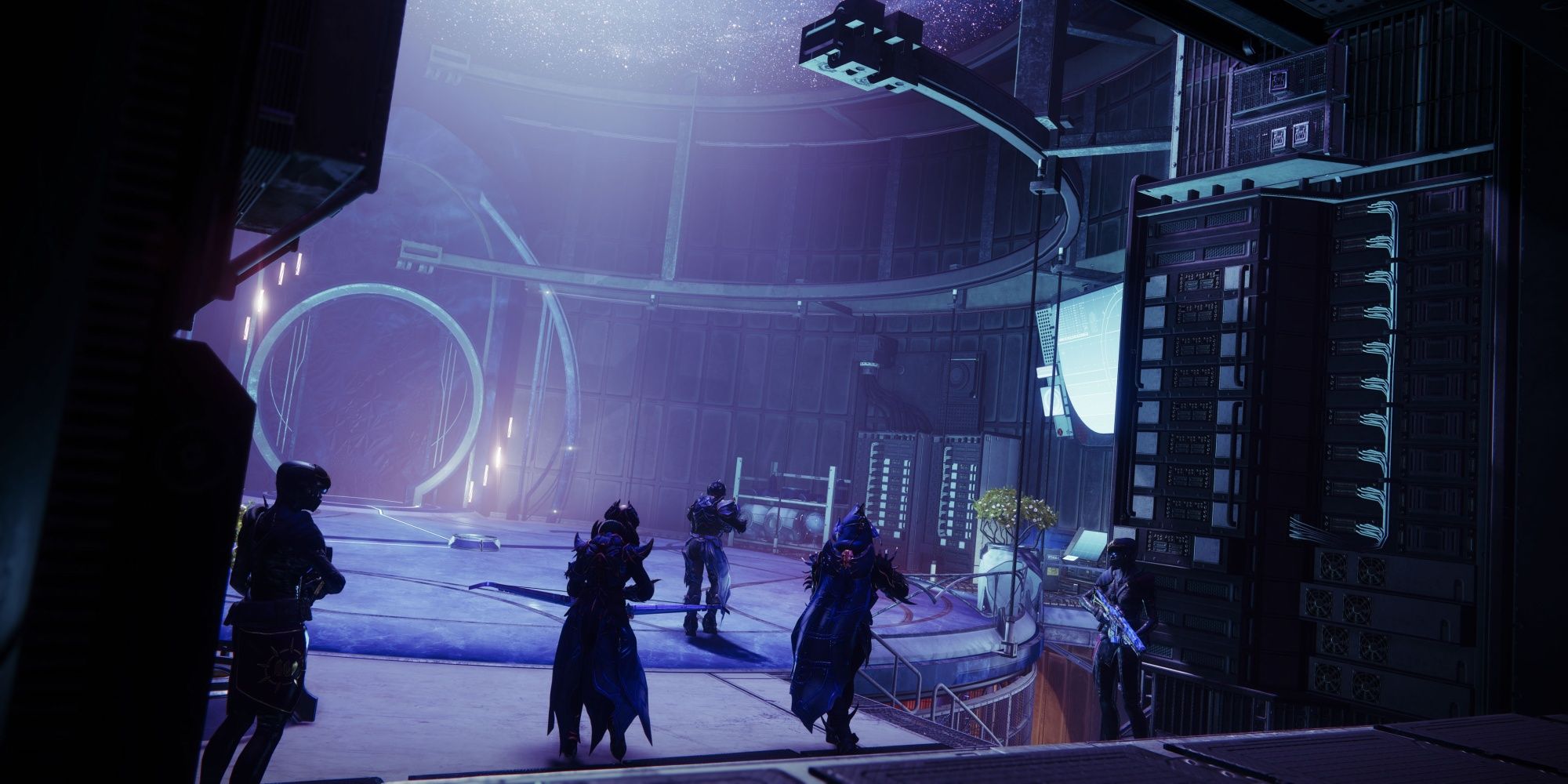 Destiny 2 Guardians Walking Through the HELM Wish Wing