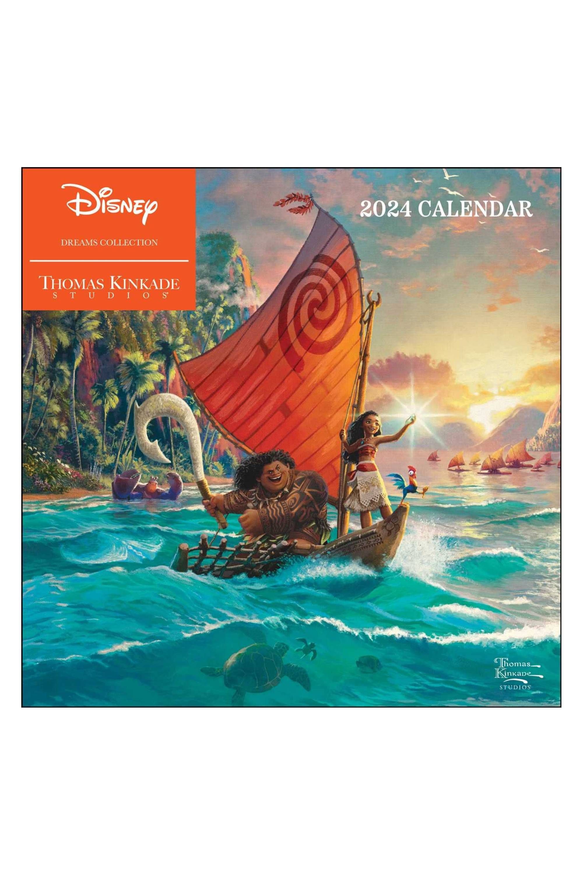 Disney Dreams Collection by Thomas Kinkade Studios - 2024 Wall Calendar
