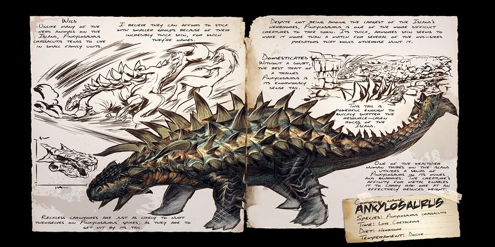 Dossier of Ankylosaurus in Ark:Survival Ascended