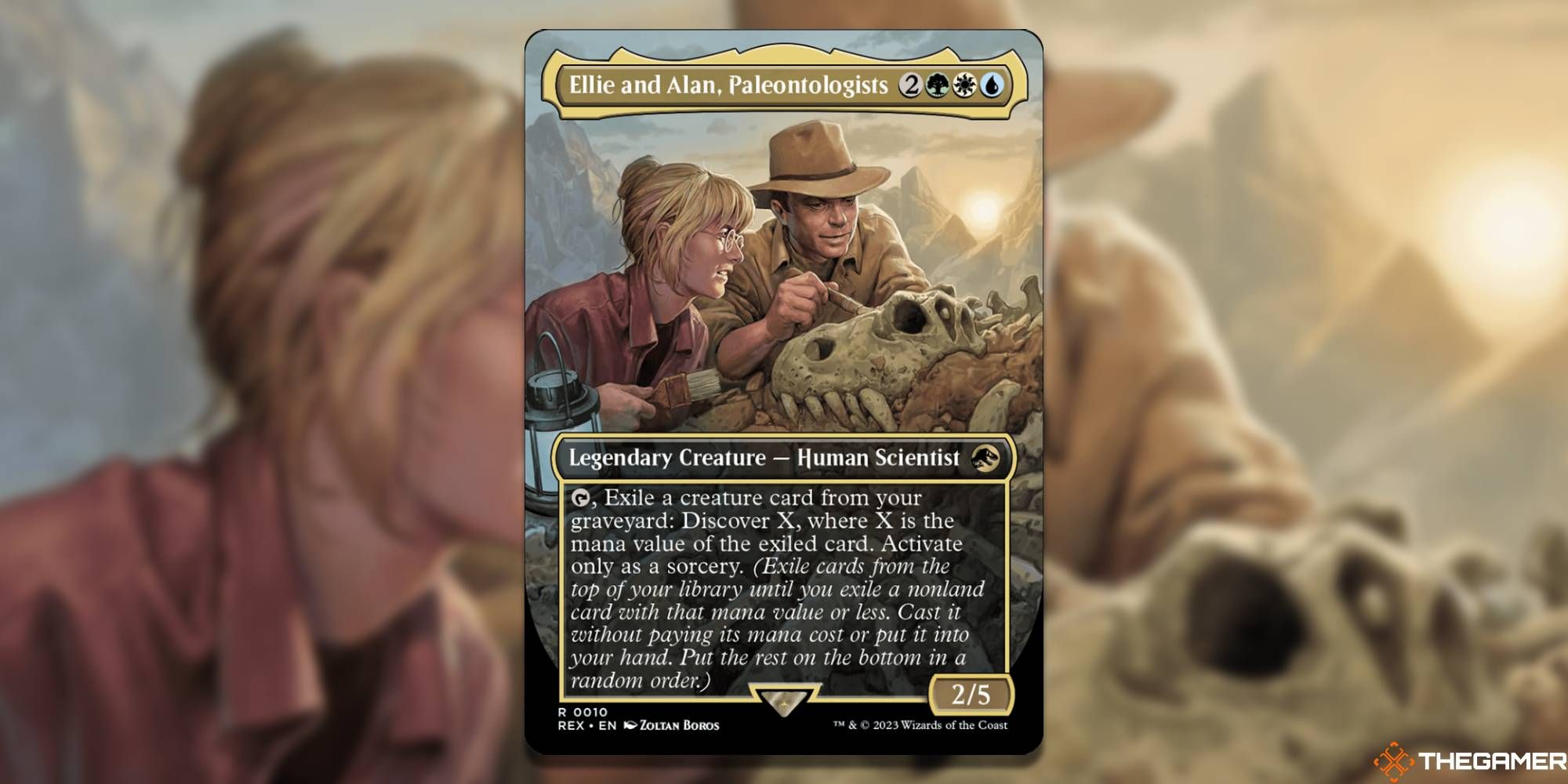 Ellie and Alan, Paleontologists by Zoltan Boros