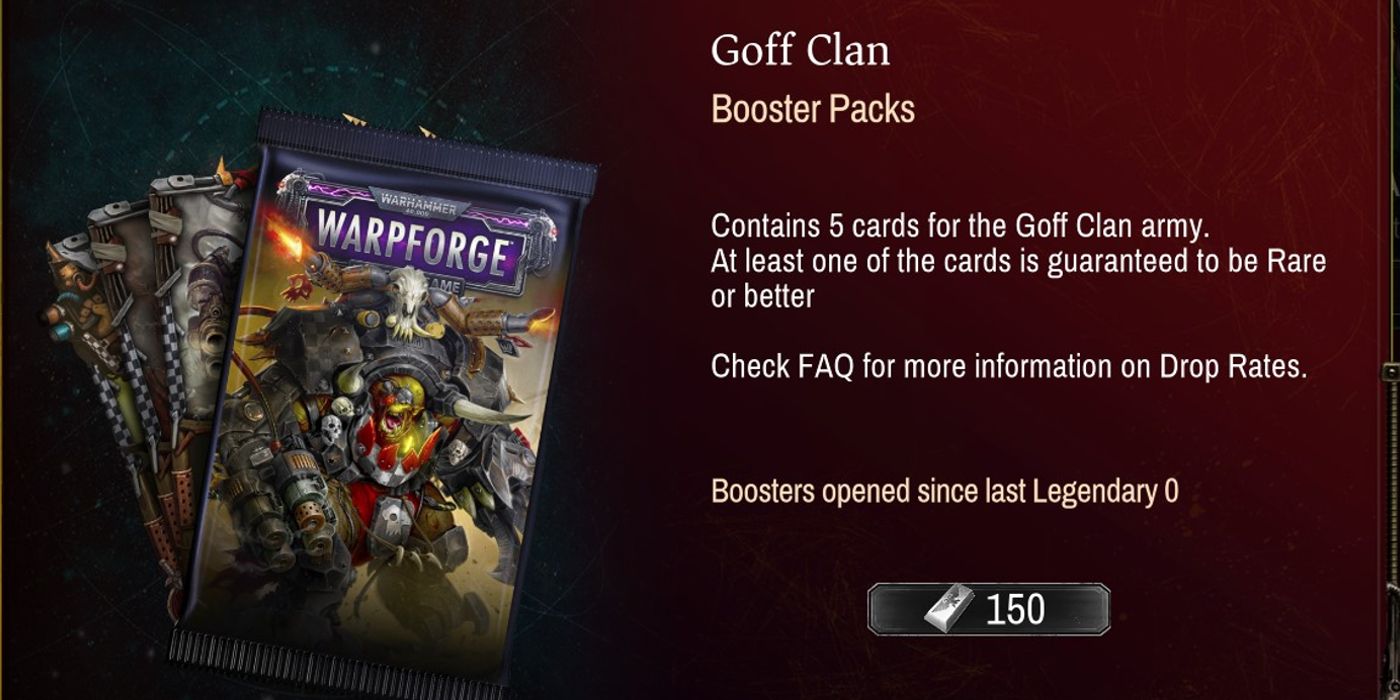 Goff Clan Booster Packs