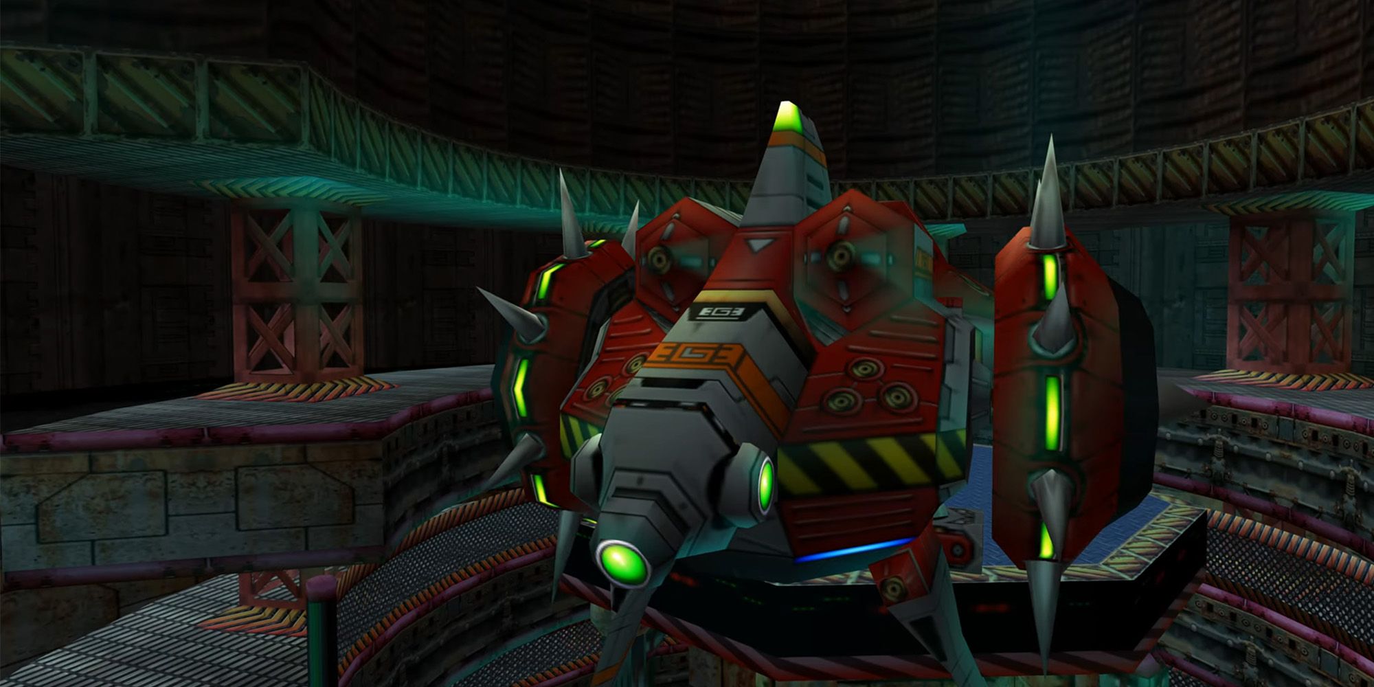 Sonic Adventure - Dr. Eggman piloting the Egg Viper in Final Egg