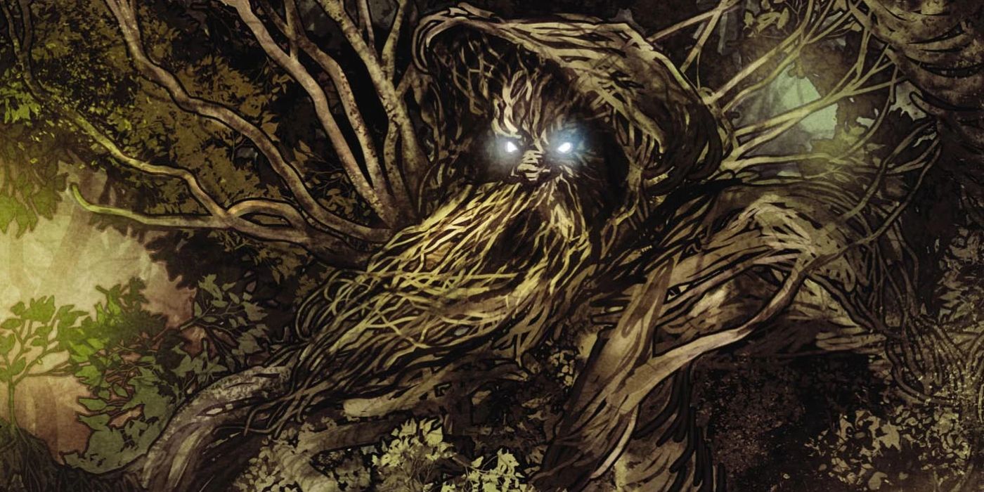 Blackbriar Thorn with Glowing Eyes in Foliage