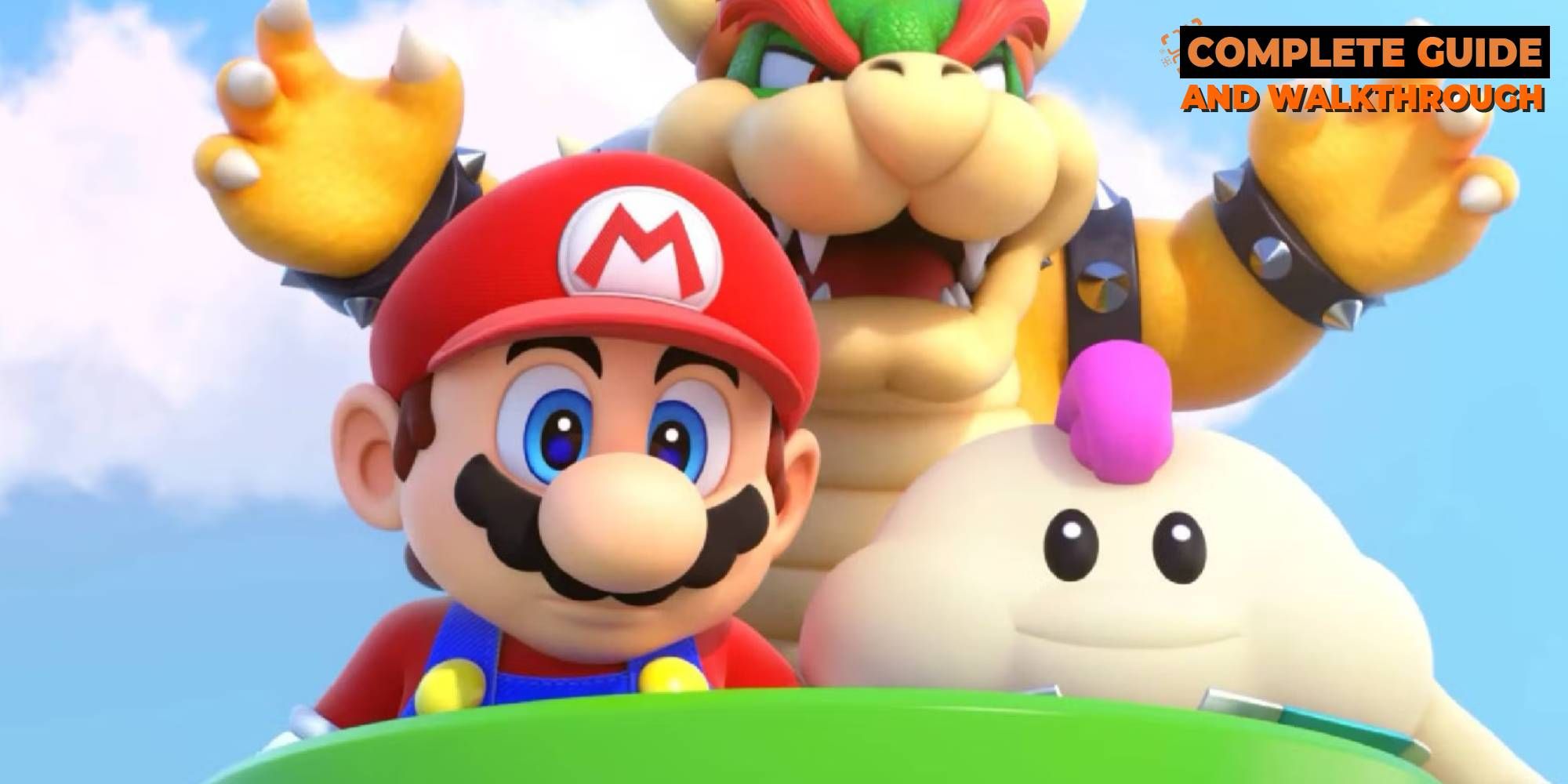 Mario, Bowser, and Mallow atop a pipe in Super Mario RPG preparing a triple attack.