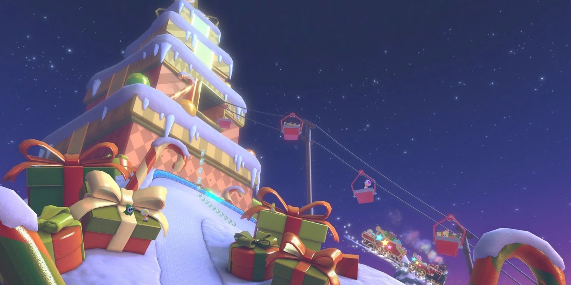 Mario Kart 8 Deluxe Moon Cup Merry Mountain