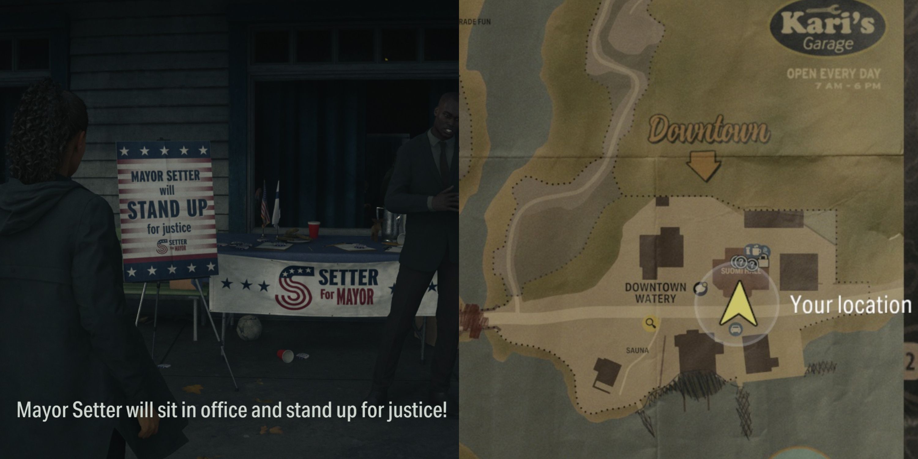 A Mayor Setter Campaign Poster, found outside of Suomi Hall