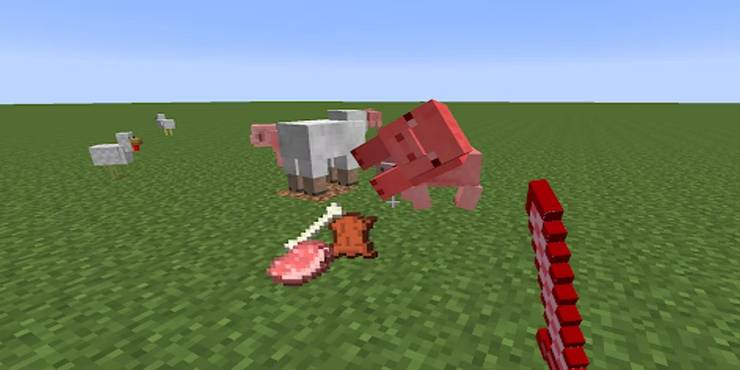 minecraft-loot-drops-from-hunting-a-pig.jpg (740×370)