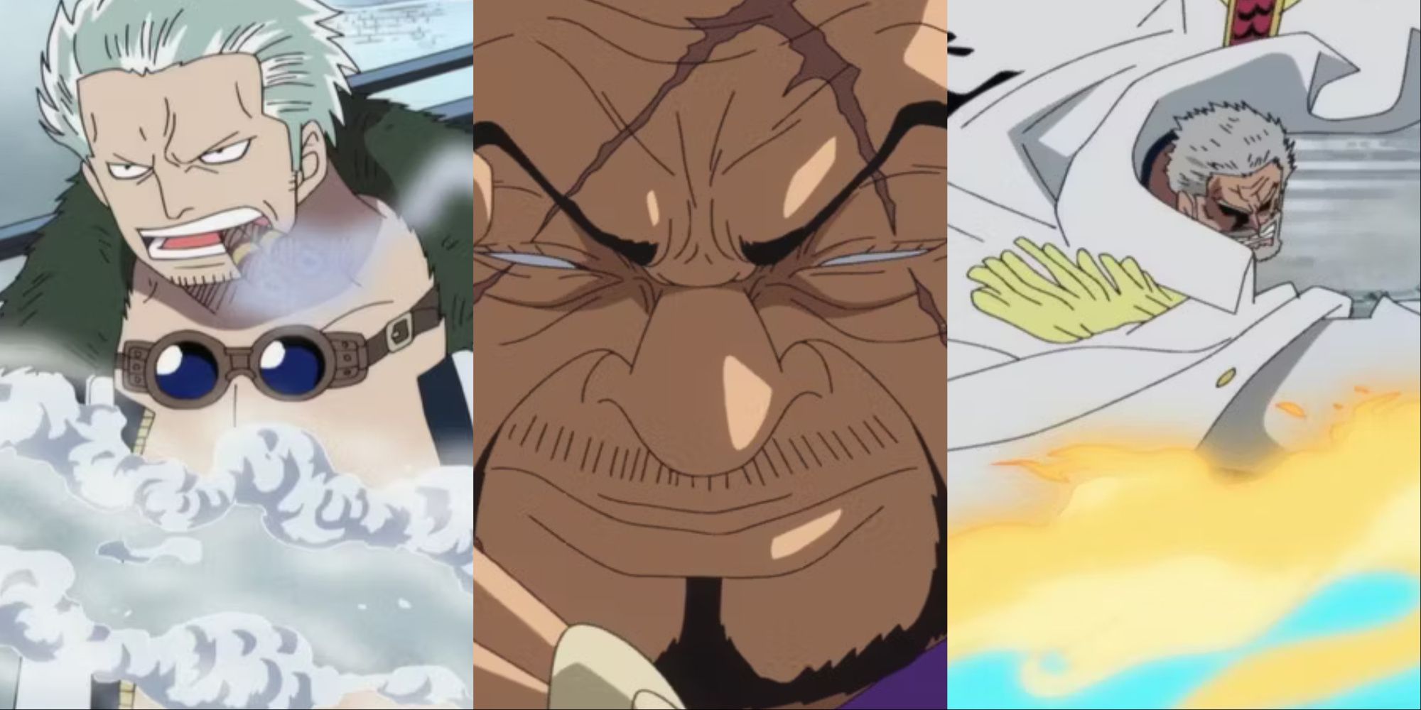 Eine Collage mit Smoker, Fujitora und Garp.