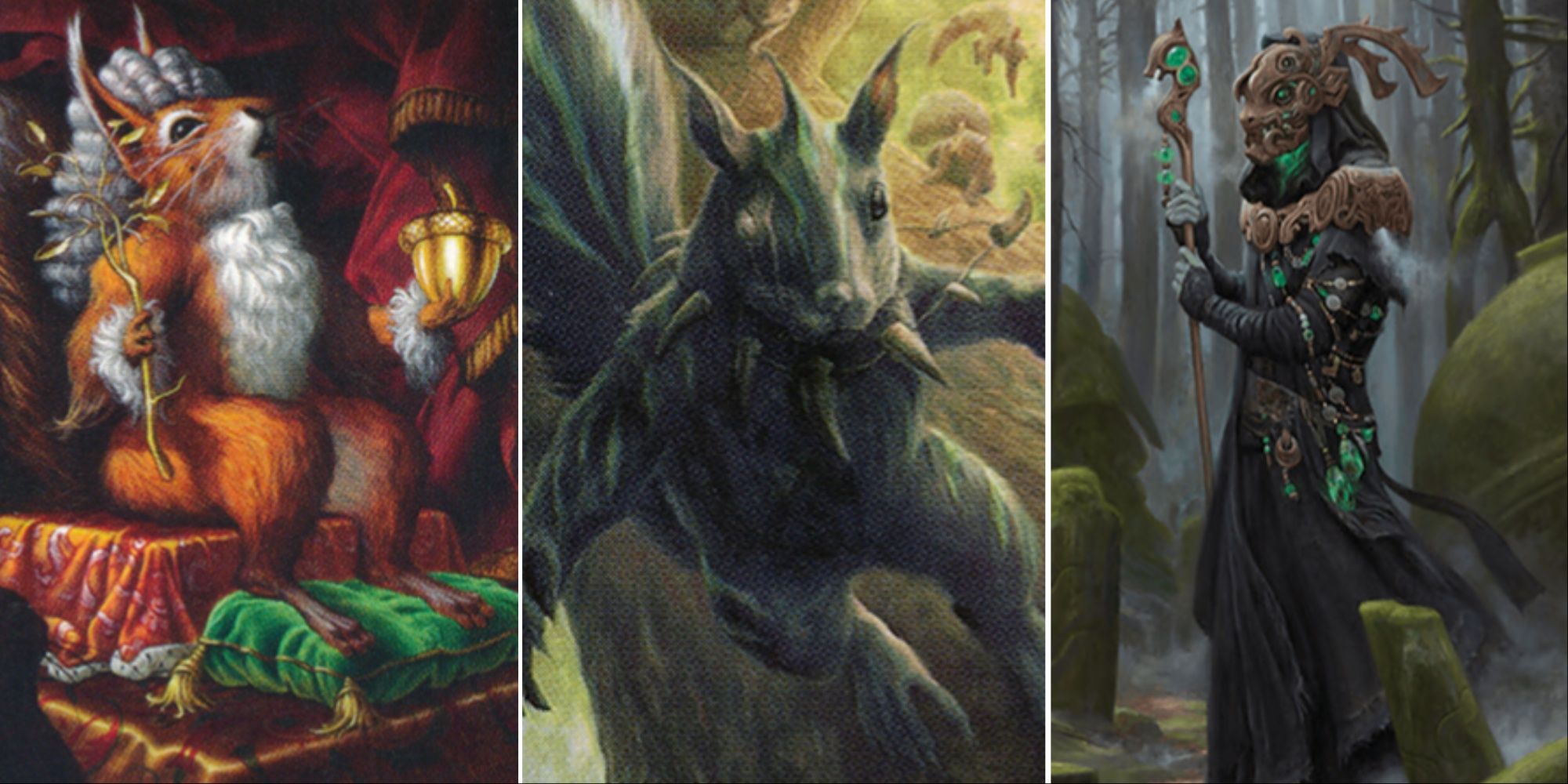 MTG – Count of Squirrel + Chatterfang, Squirrel General + Realmwalker