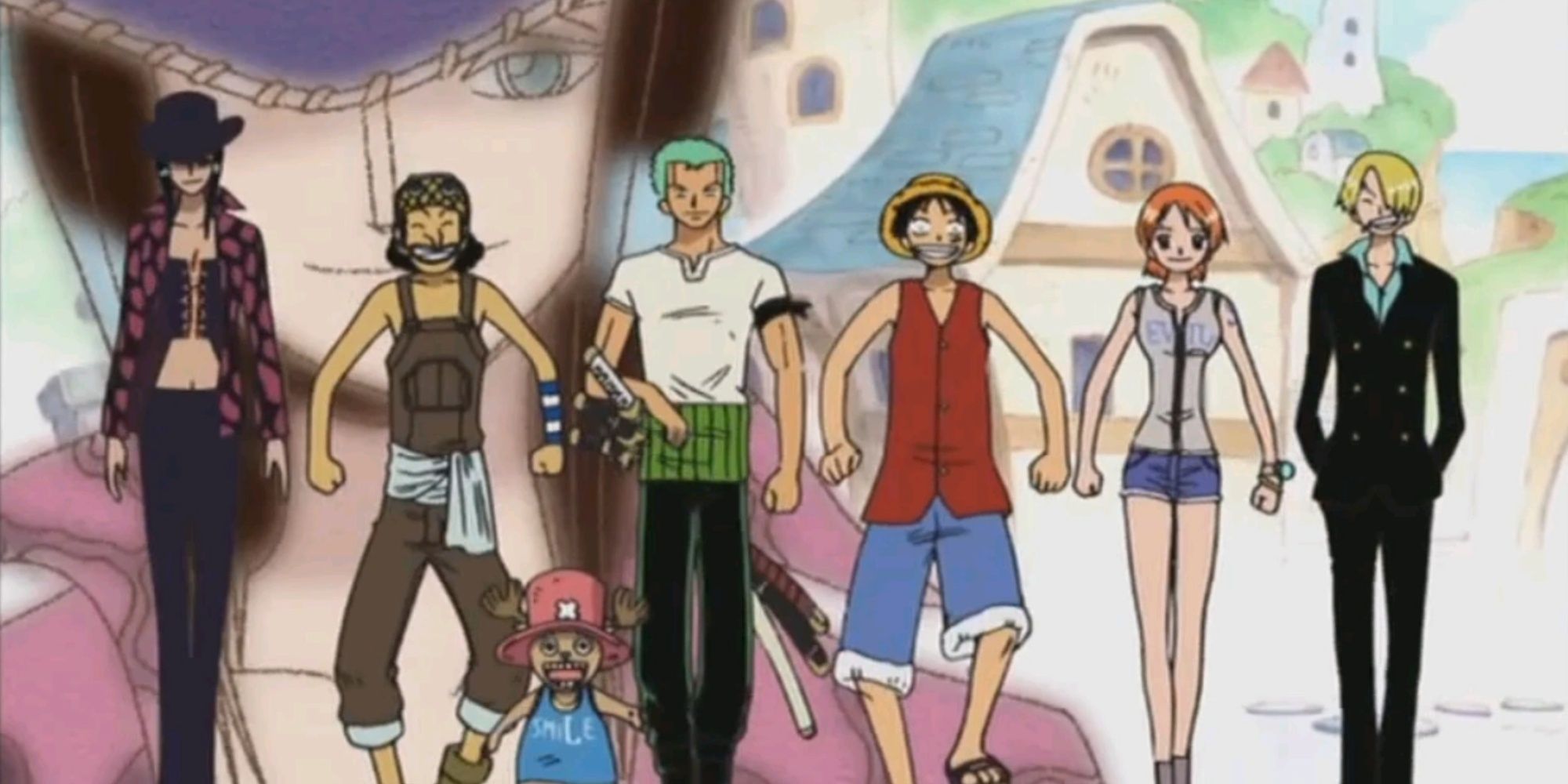 The Starw Hat Pirates Walking Together