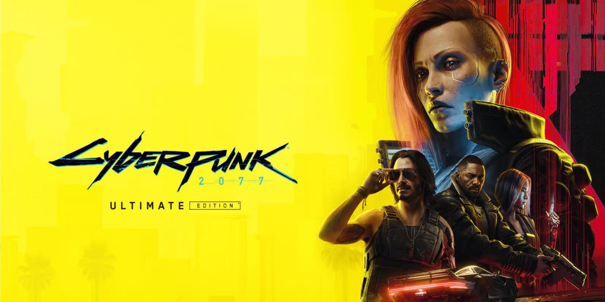 cyberpunk 2077 characters on the ultimate edition key art