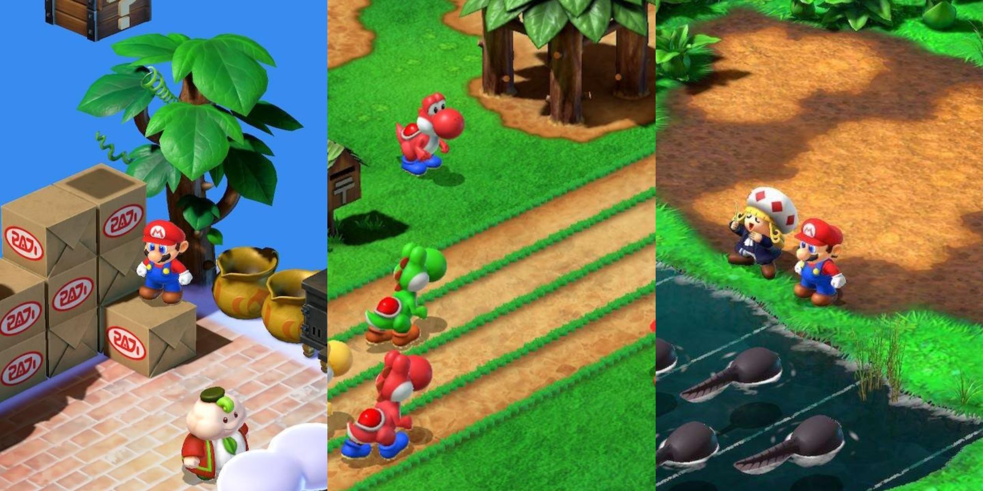 Yoshi's Racing, Mario With Some Tadpoles