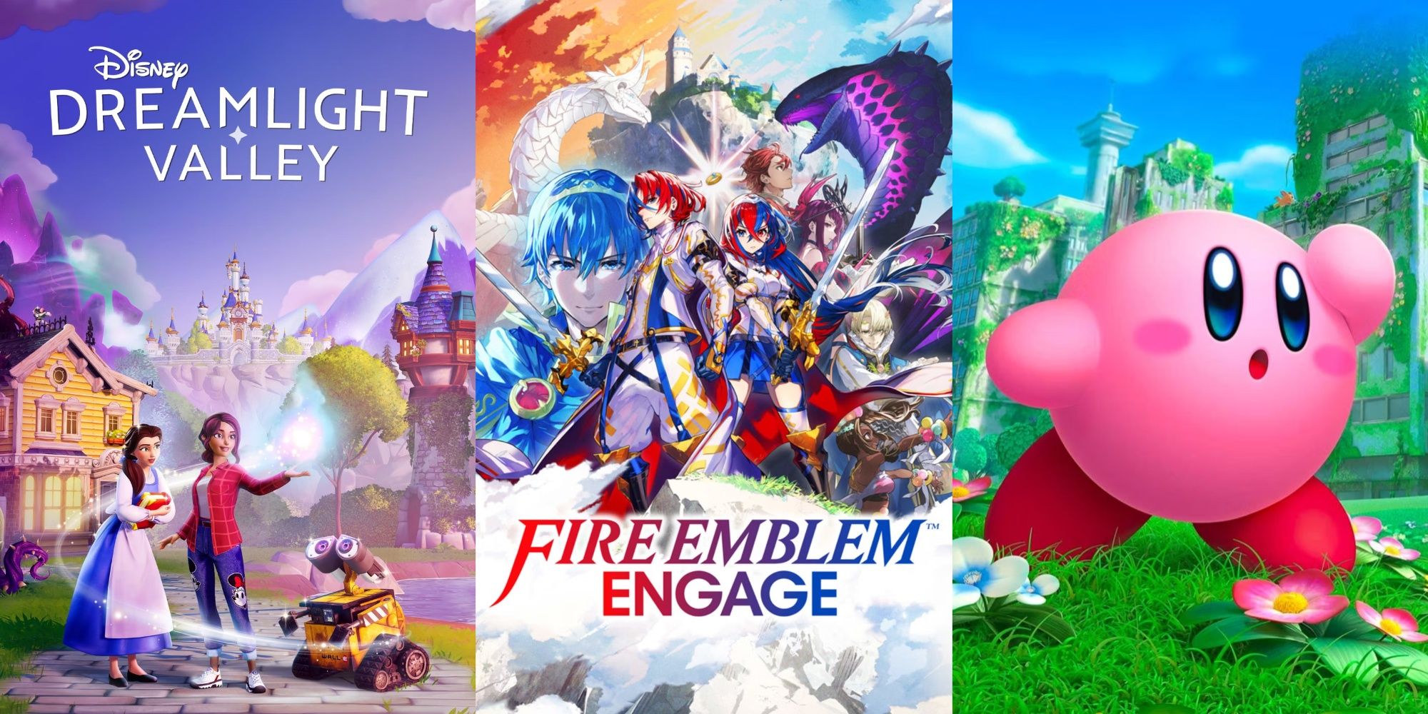 Digital switch games on sale featuring Disney Dreamlight Valley, Fire Emblem Engage and Kirby And The Forgotten Lands