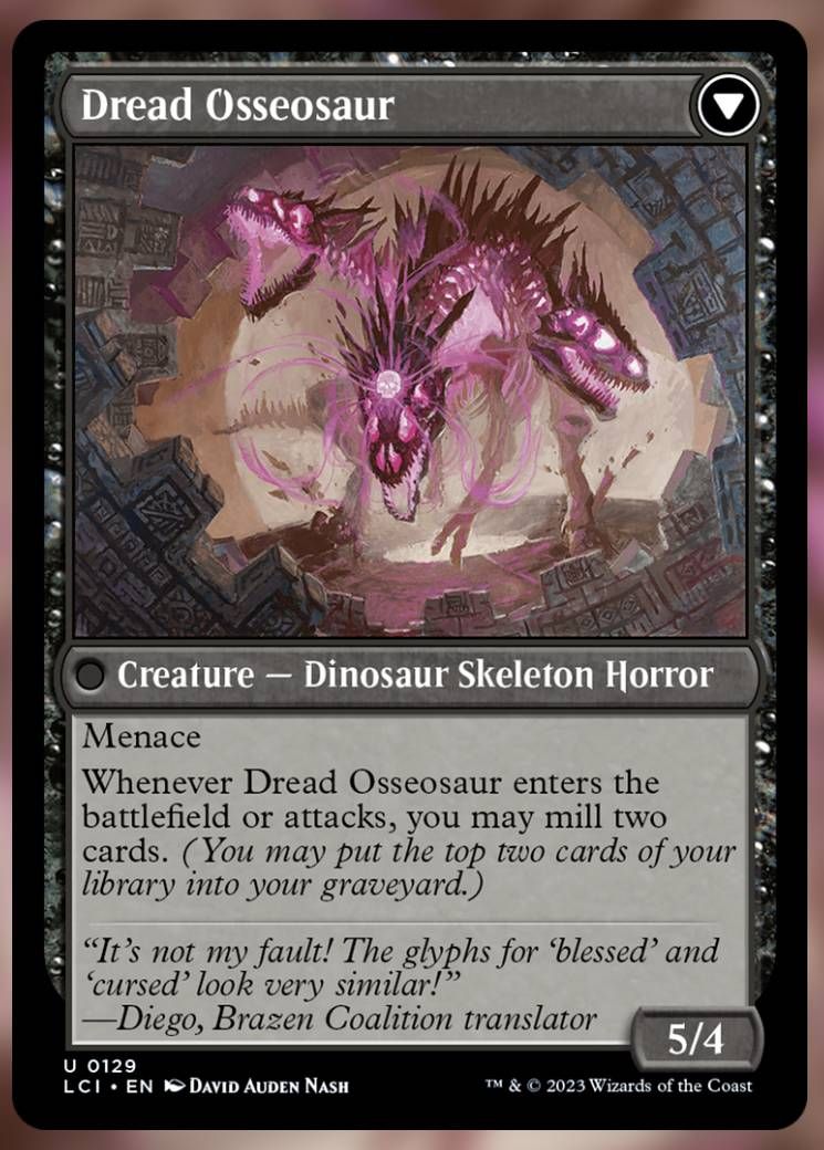 MTG - Dread Osseosaur