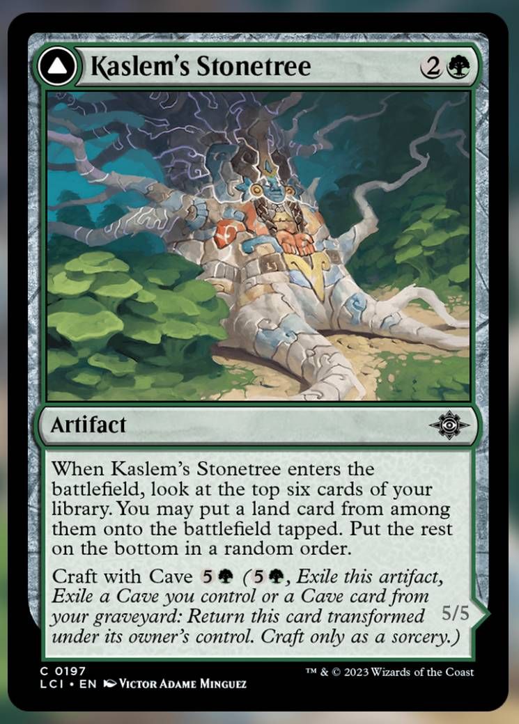 MTG - Kaslem's Stonetree