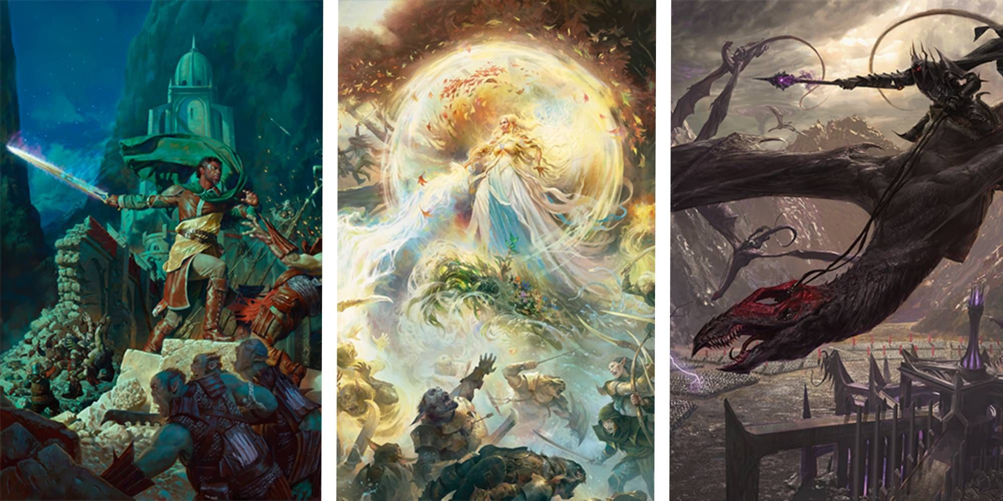 MTG Lord of the Rings Scene Boxes Artwork