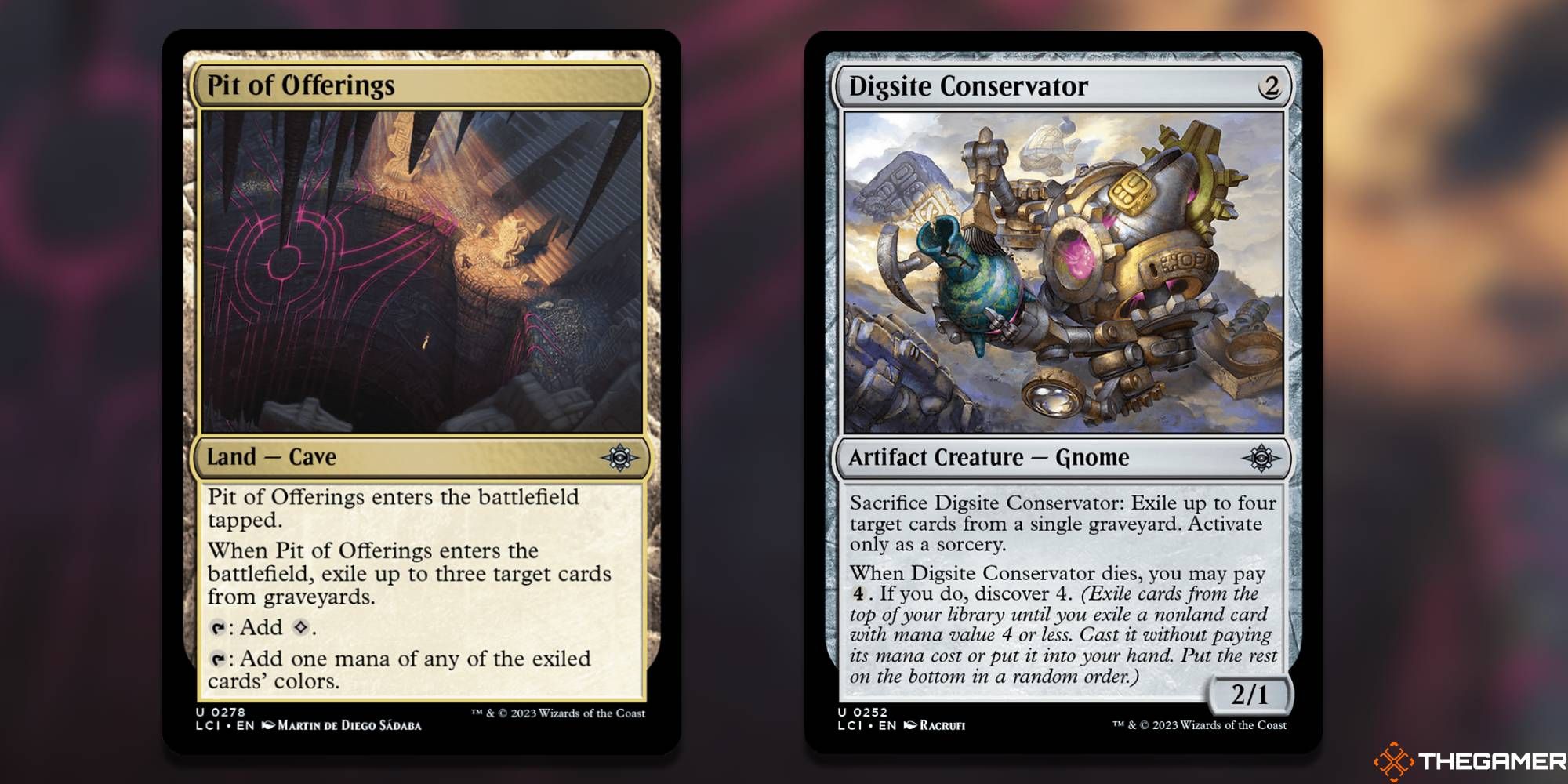 MTG - Pit of Offerings + Digsite Conservator