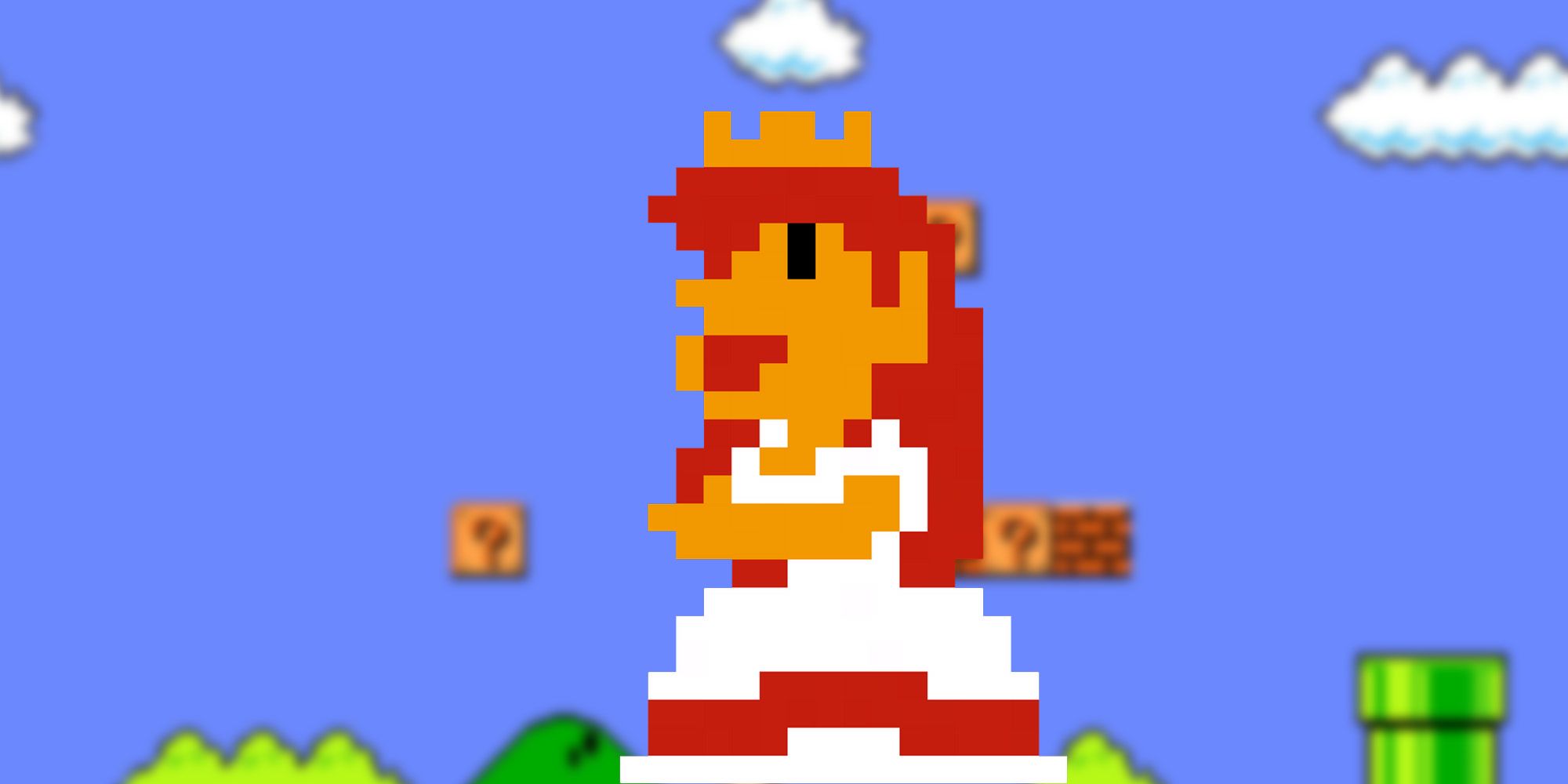 Princess Peach 8-Bit Sprite