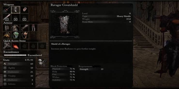 Ravager Greatshield in Lords of the Fallen