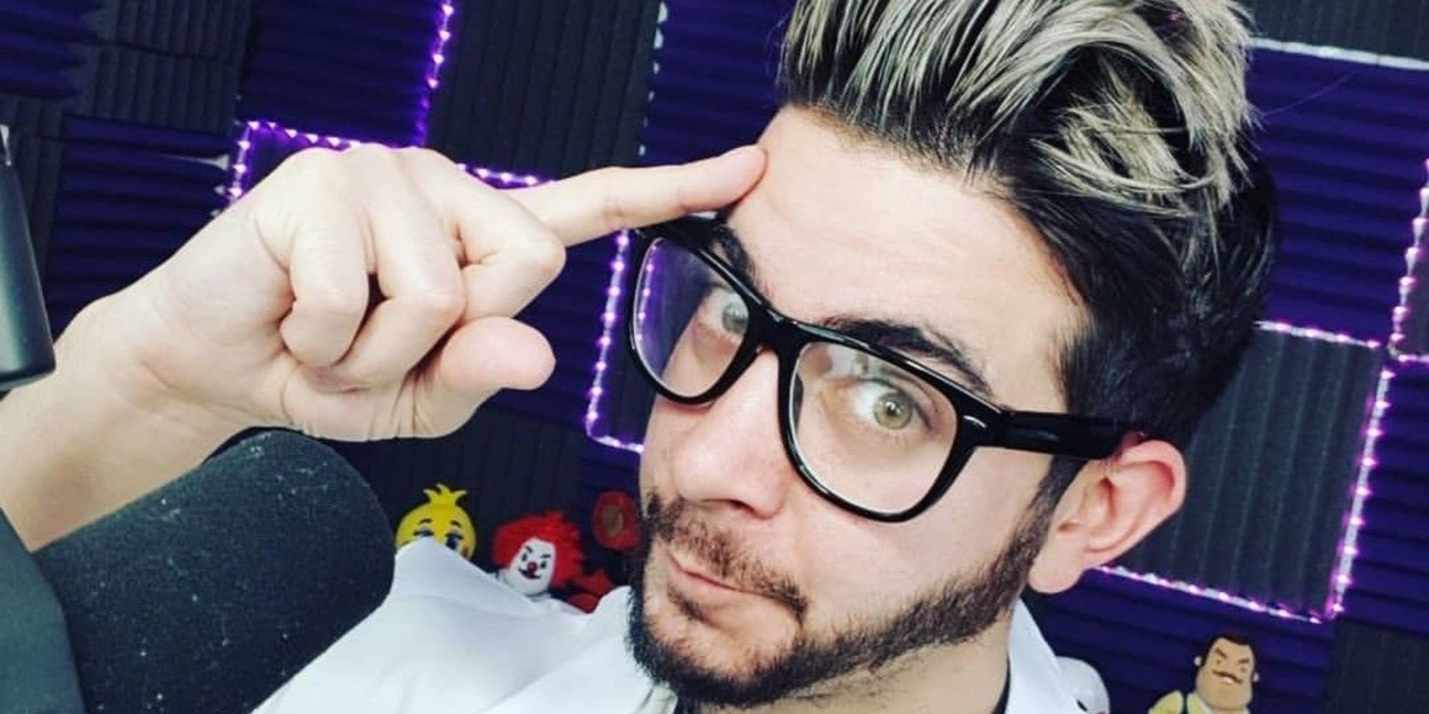An image from Razzbowski, a youtuber who had a cameo in theFive Nights At Freddy's Movie