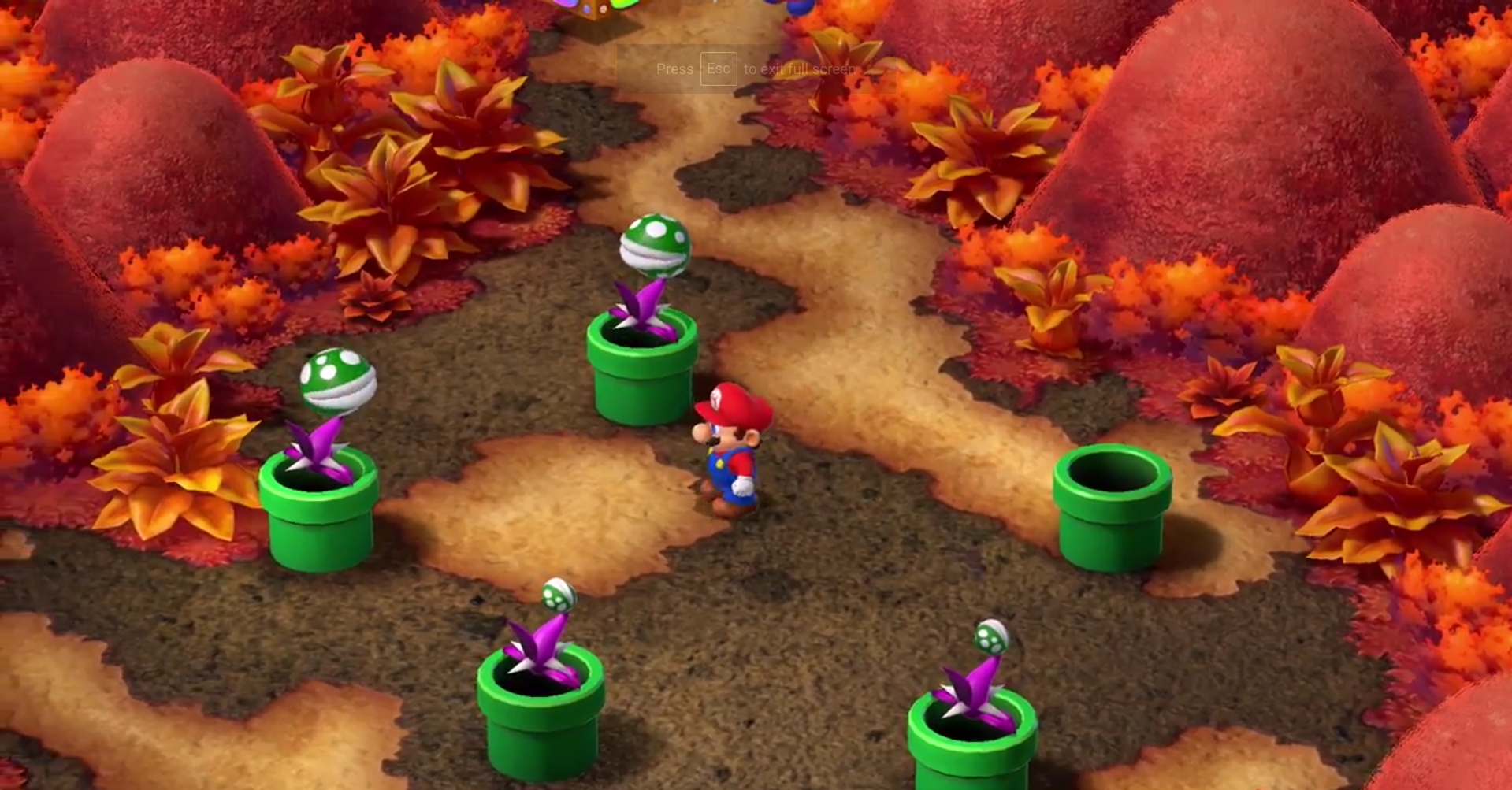 The Piranha Plant leading to Grate Guy's Casino in Super Mario RPG.
