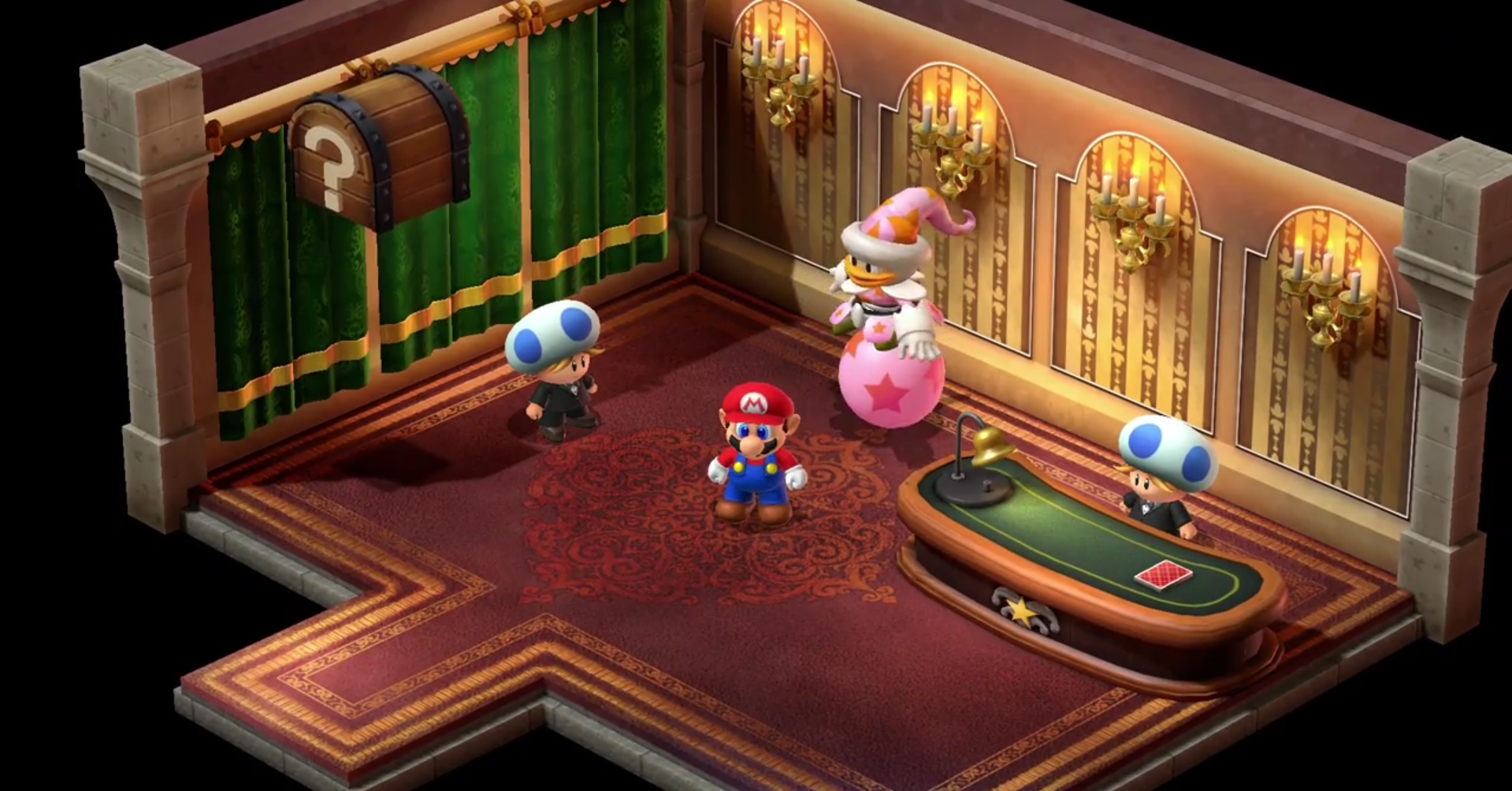 Grate Guy's casino in Super Mario RPG.