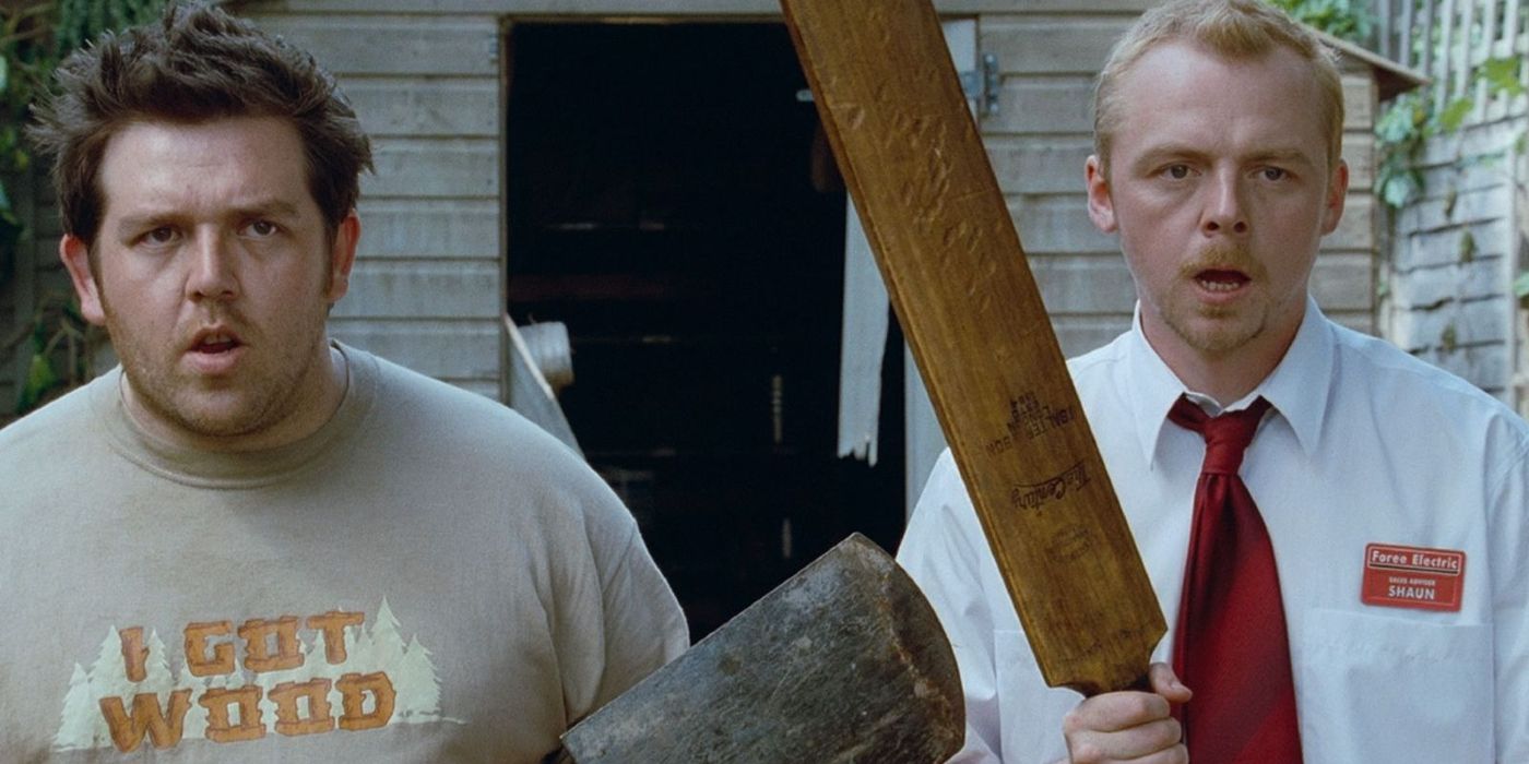 Simon Pegg and Nick Frost in Shaun of the Dead