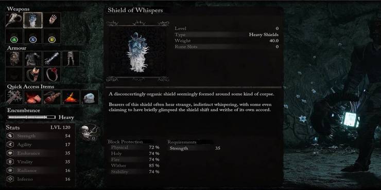 Shield of Whispers in Lords of the Fallen