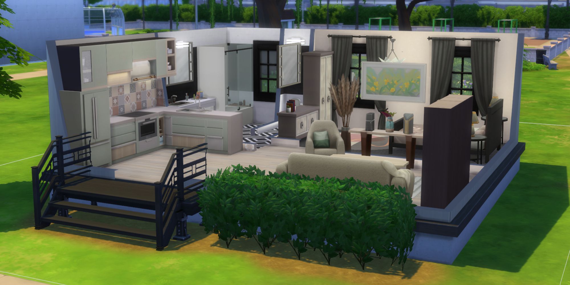 Sims 4 build mode house in newcrest
