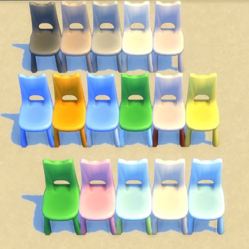 Sims 4 MFPS desk chairs