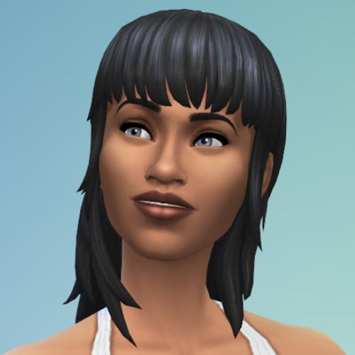 Sims 4 MFPS female hair long