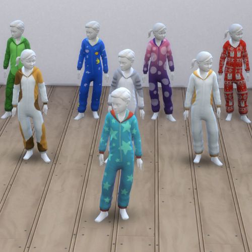 Sims 4 MFPS onesies children