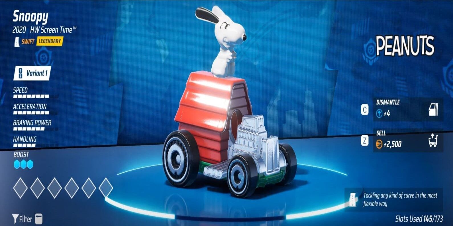 Snoopy in Hot Wheels Unleashed 2 Turbocharged