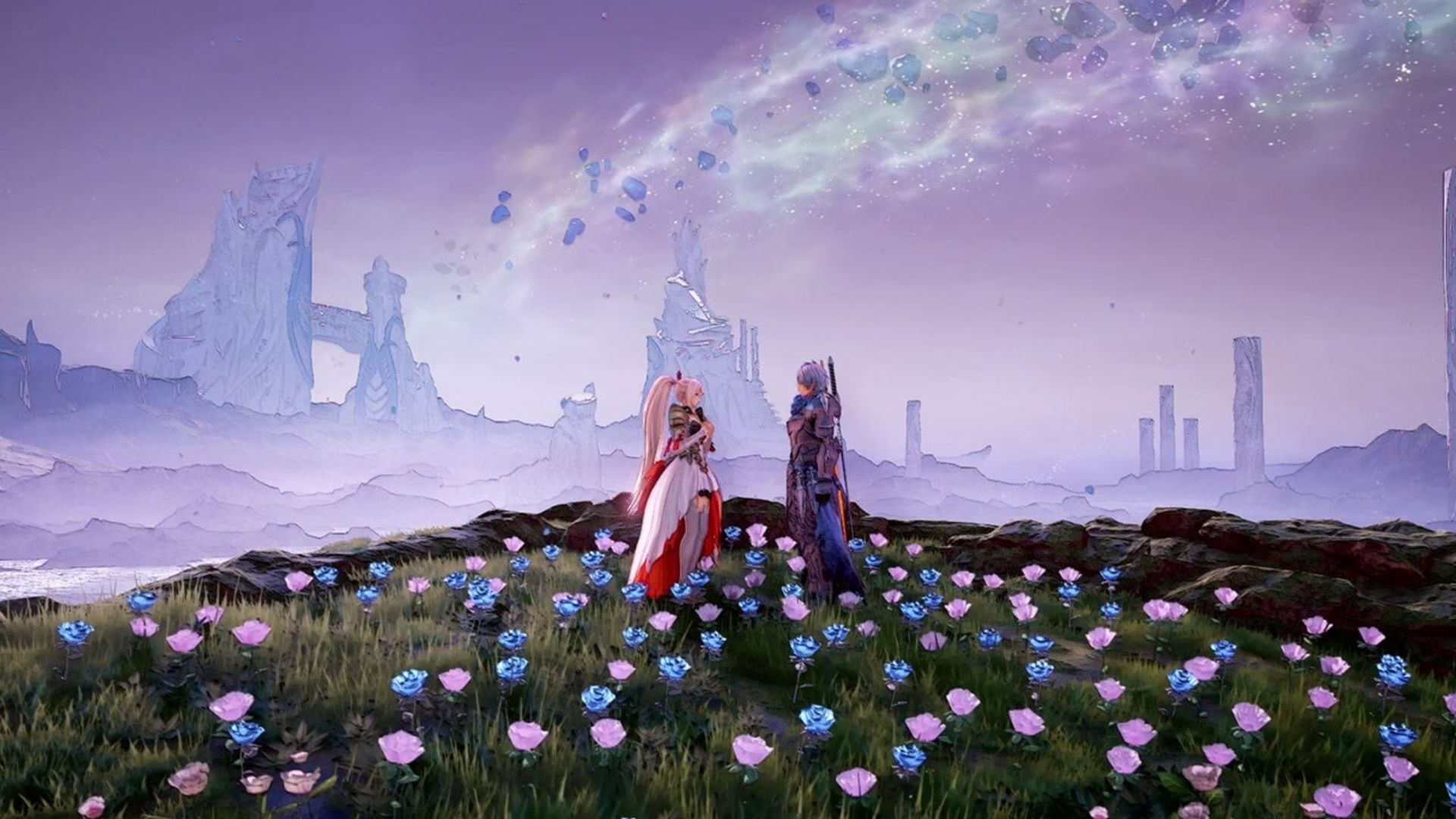 Alphen and Shionne in Tales of Arise: Beyond the Dawn