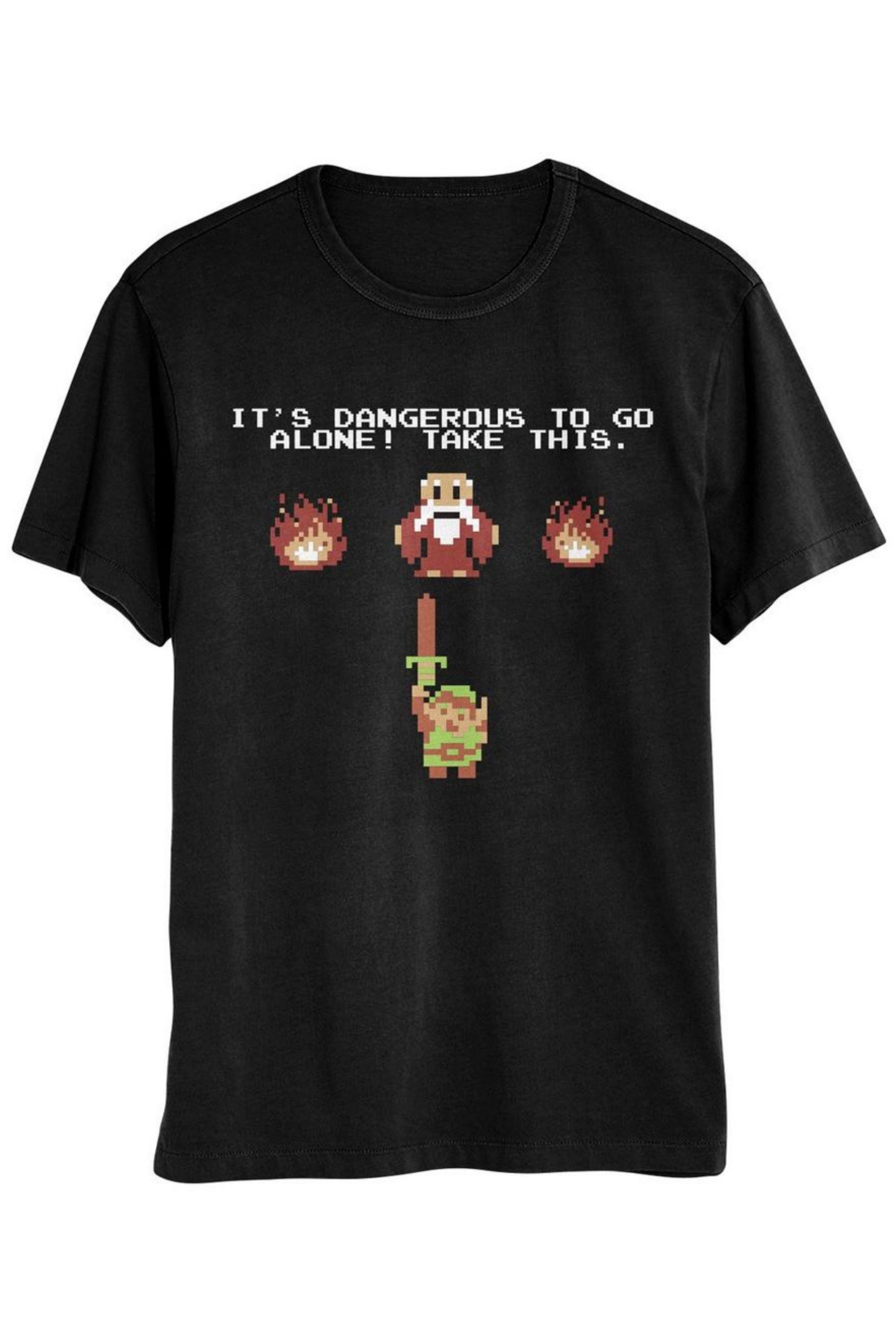 The Legend Of Zelda Its Dangerous To Go Alone Short Sleeve T-Shirt
